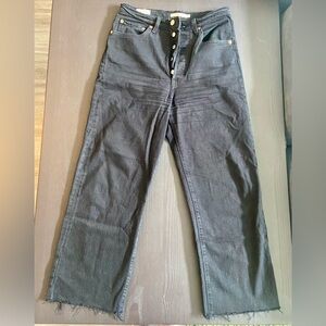 Black Ribcage Straight Levi’s Jeans (W27 L27)